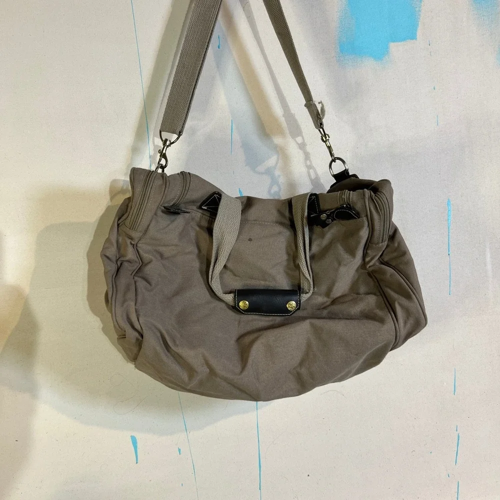 Ford Messenger Bag Canvas Leather‎ Trim Approx 2005 Promotional Item USA Made